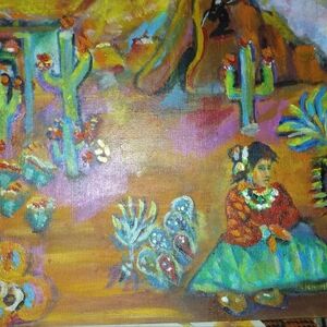 "Arizona Skies " original  painting Native American